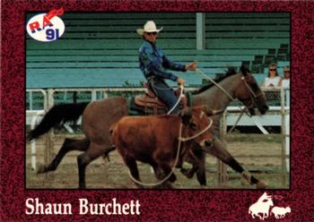 1991 Rodeo America Set B #67 Shaun Burchett Front